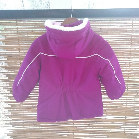 ZeroXposur M Girls Pink Purple Fur Hoodie Kids - Picture 7 of 10
